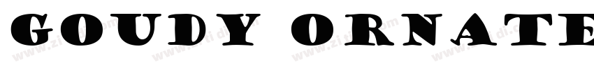 Goudy OrnateC字体转换